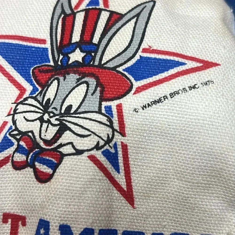 Vintage 70s Six Flags Great America Bugs Bunny Patriotic Engineer Hat USA - Picture 7 of 16
